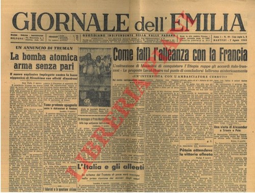 Titoli prima pagina sulla - titoli,